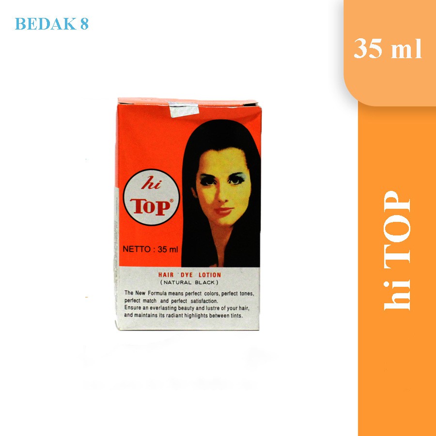 Semir Hitop/ Semir HI TOP HAIR DYE SEMIR CAT RAMBUT HITAM 35 ML