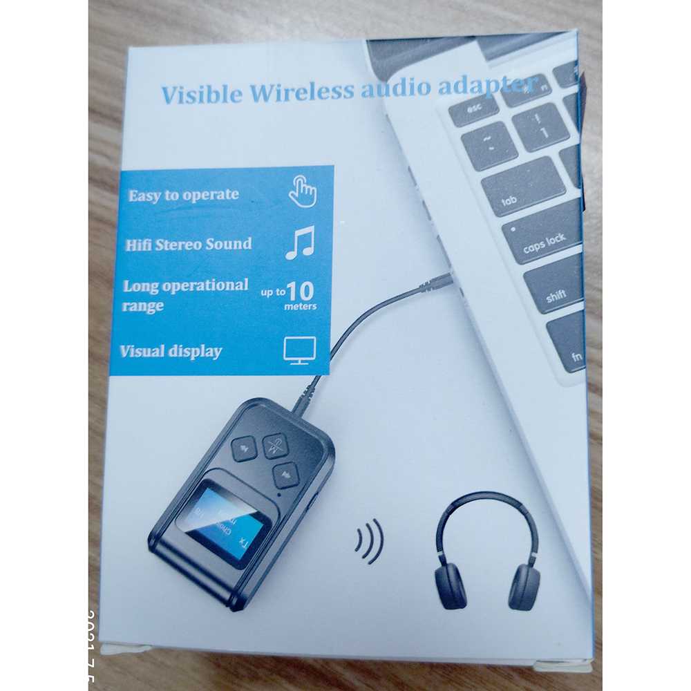 Audio penerima dan pemancar Bluetooth 5.0 Receiver Transmitter 3.5mm YIBEIKA 2 in 1 - T15