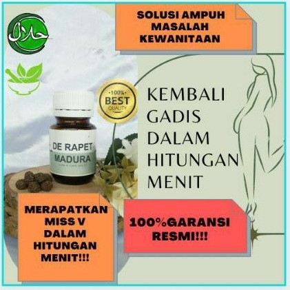 TERLARIS JAMU RAPET MADURA (De Rapet Madura) GARANSI UANG KEMBALI