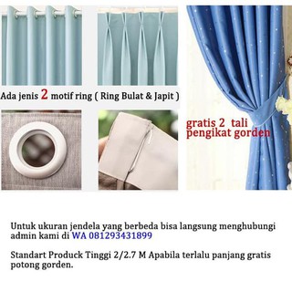 Produk Terlaris Gorden Blackout Anak Tirai  Hordeng 