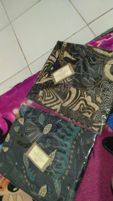 Purbo Mukti Cabut Kemeja Batik Pria Full Furing Bahan Katun Cabut Primisima
