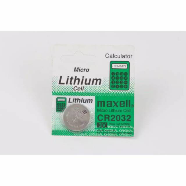 Baterai Murah Lithium Type CR-2032 3V (Harga Satuan)