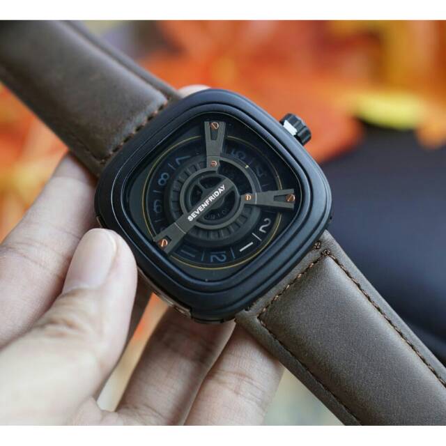 SEVEN FRIDAY MATERIAL KULIT JAM TANGAN PRIA MURAH