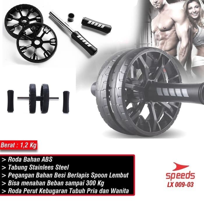 roda otot six pack abs wheel shaper builder perut sixpack