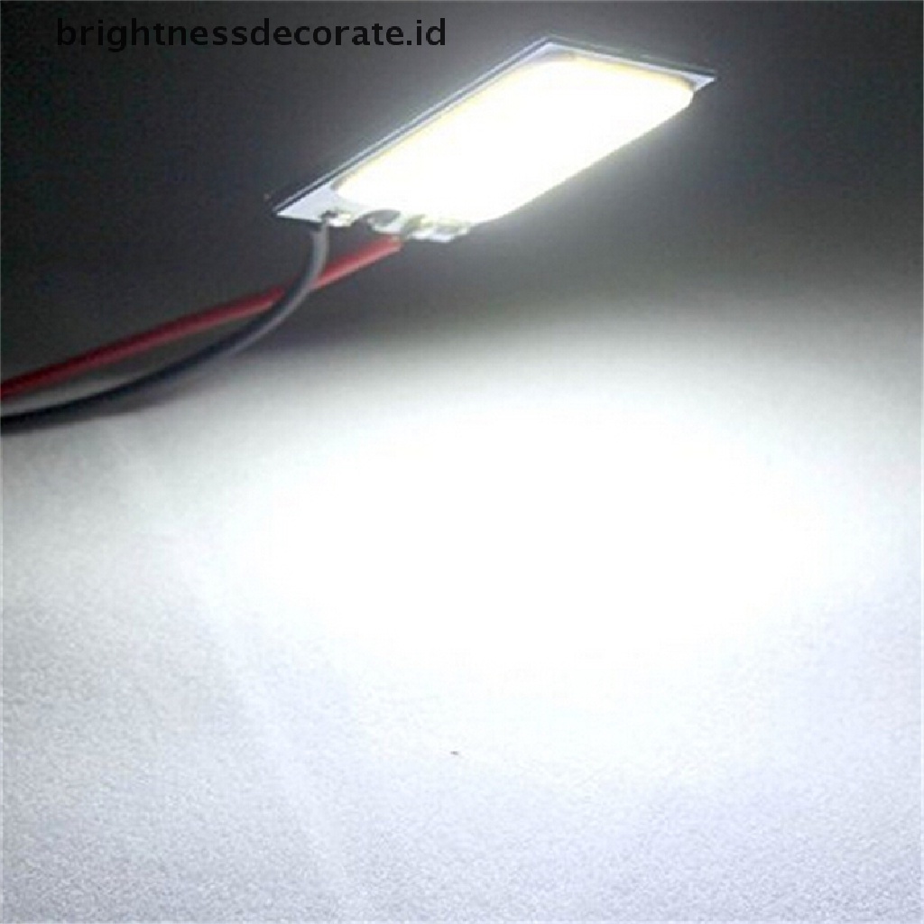 1pc Lampu Dome 18 Led T10 12v Ba9S Cob Untuk Interior Mobil