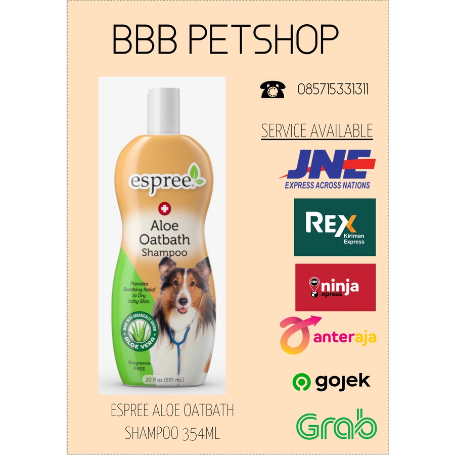 ESPREE CAT SHAMPOO 354 ML / ESPREE DOG SHAMPOO / SHAMPOO KUCING / SHAMPOO ANJING