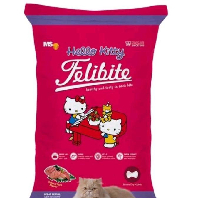 [GOSEND] Felibite Bentuk Ikan 8kg Makanan Kering Kucing Dry Food