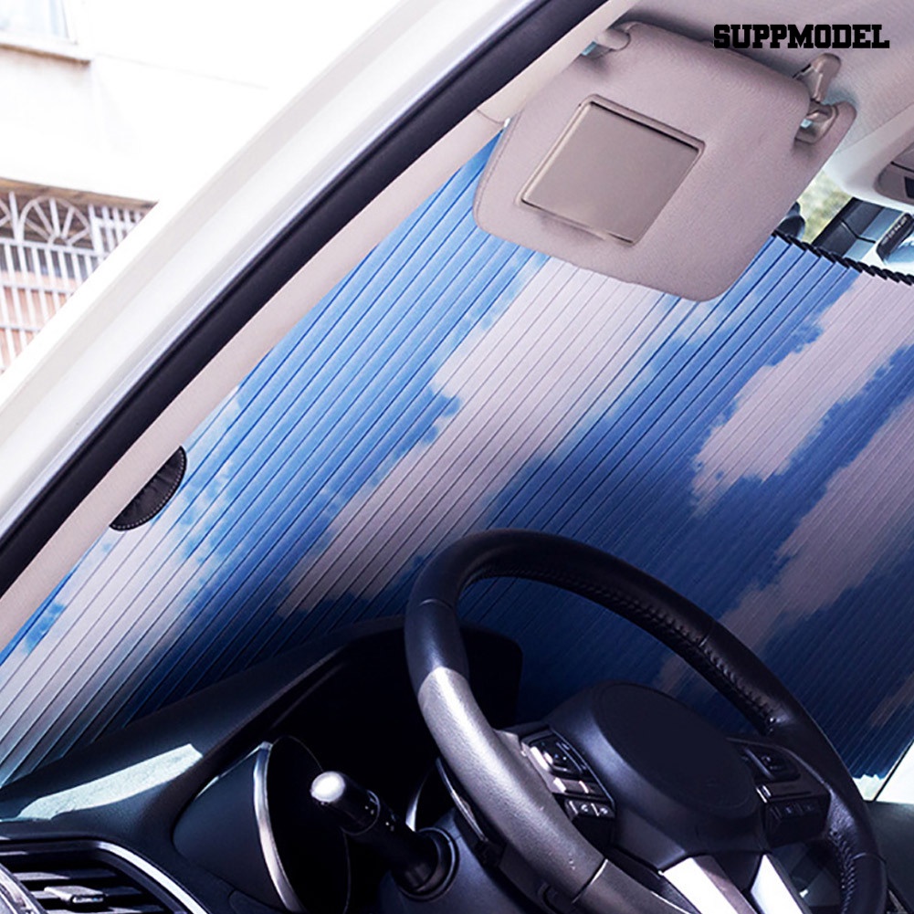 Sfs Tirai Pelindung Panas Matahari Anti UV Dapat Dilipat Untuk Kaca Jendela Mobil