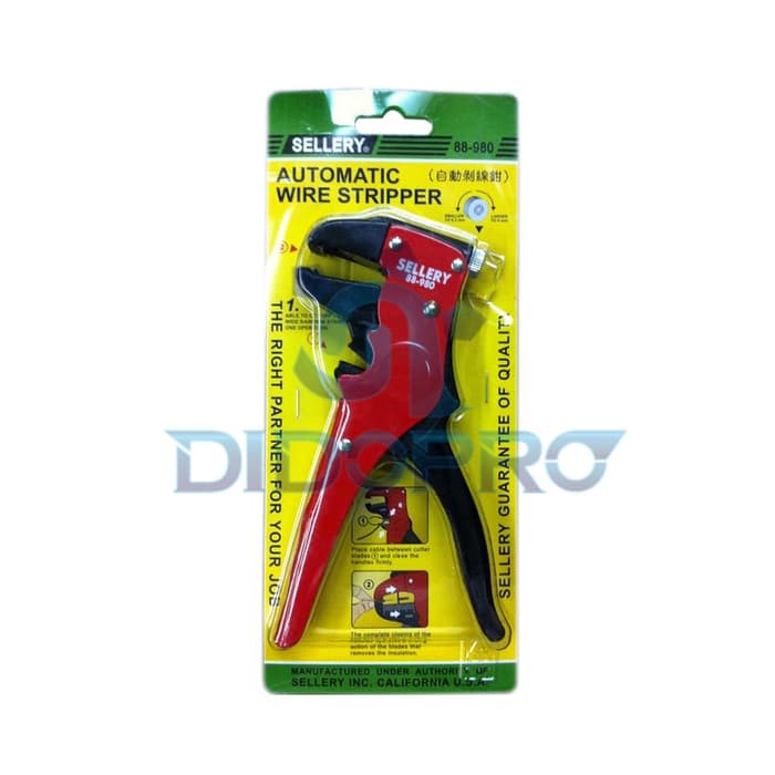 SELLERY Tang Potong Kupas Kabel - Automatic Wire Stripper 88-980