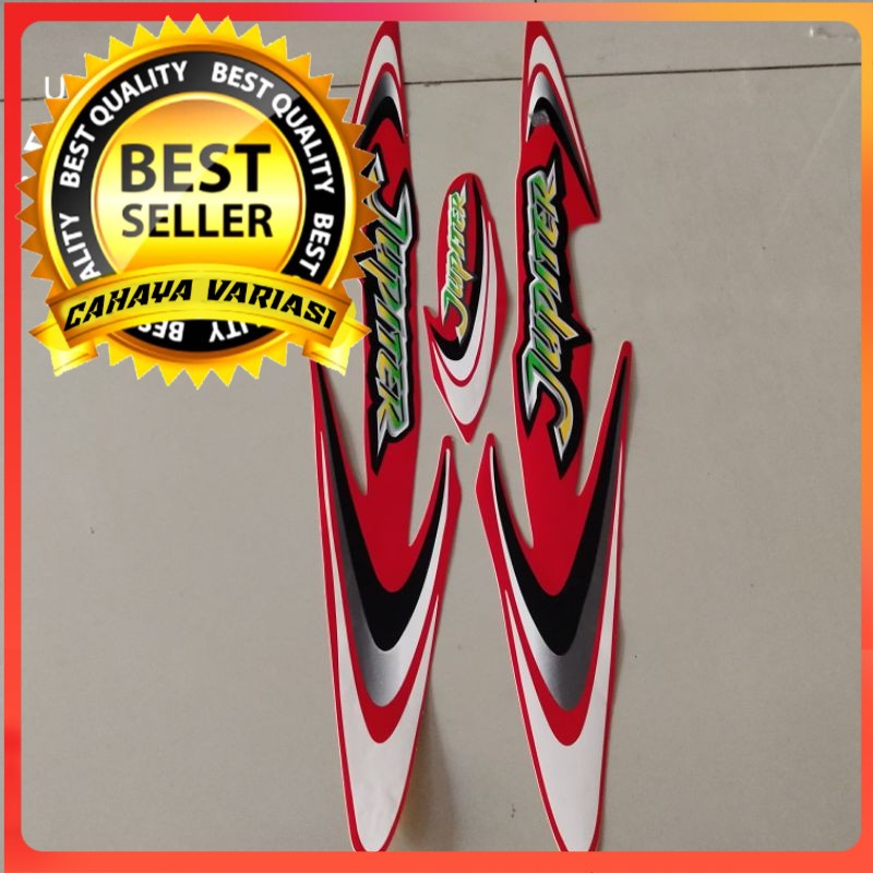 Striping Yamaha jupiter 2001 2002 merah stiker motor berkualitas