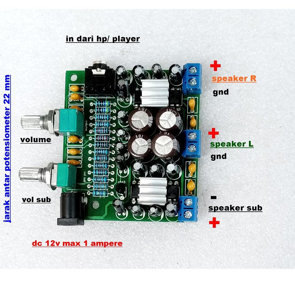 Update Hemat Modul 2.1 TEA2025b Mini Power Amplifier