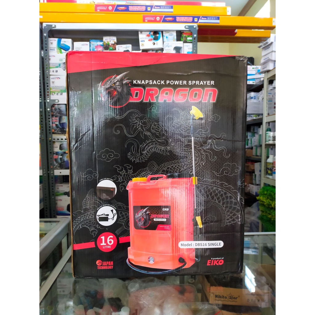 Sprayer Elektrik Dragon, alat semprot hama Tangki Semprot Elektrik Dragon 16 Liter