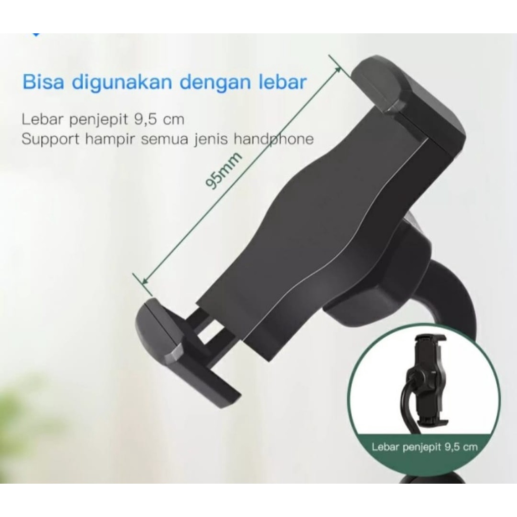 J415 HOLDER ORIGINAL STAND HANDPHONE HOLDER CABANG DUA BRACKET TABLE MEJA PODIUM TEMPAT PEGANGAN GANTUNGAN PHONE meja podium mimbar live karaoke live musik lazypod tempat hp pegangan gantungan universal multi gps mobile bracket breket smartphone kuat