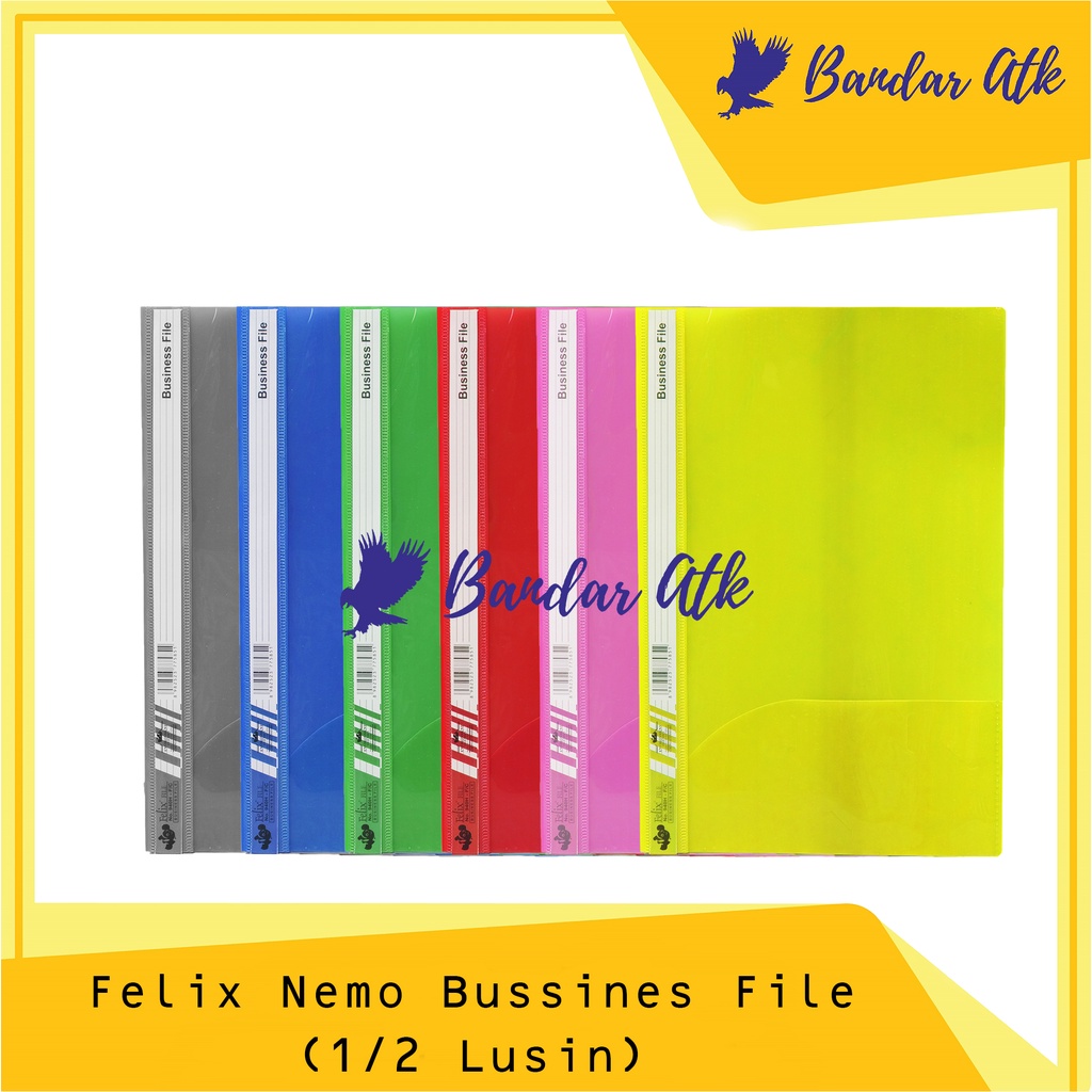 

FELIX NEMO BUSINESS FILE / Map Bisnis / F4 / Folio [1/2 LUSIN = 6 PCS]