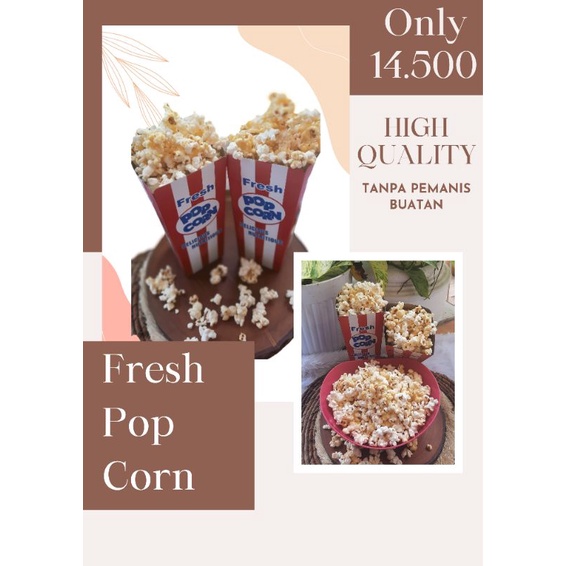 

Fresh Popcorn / Brondong Jagung Manis