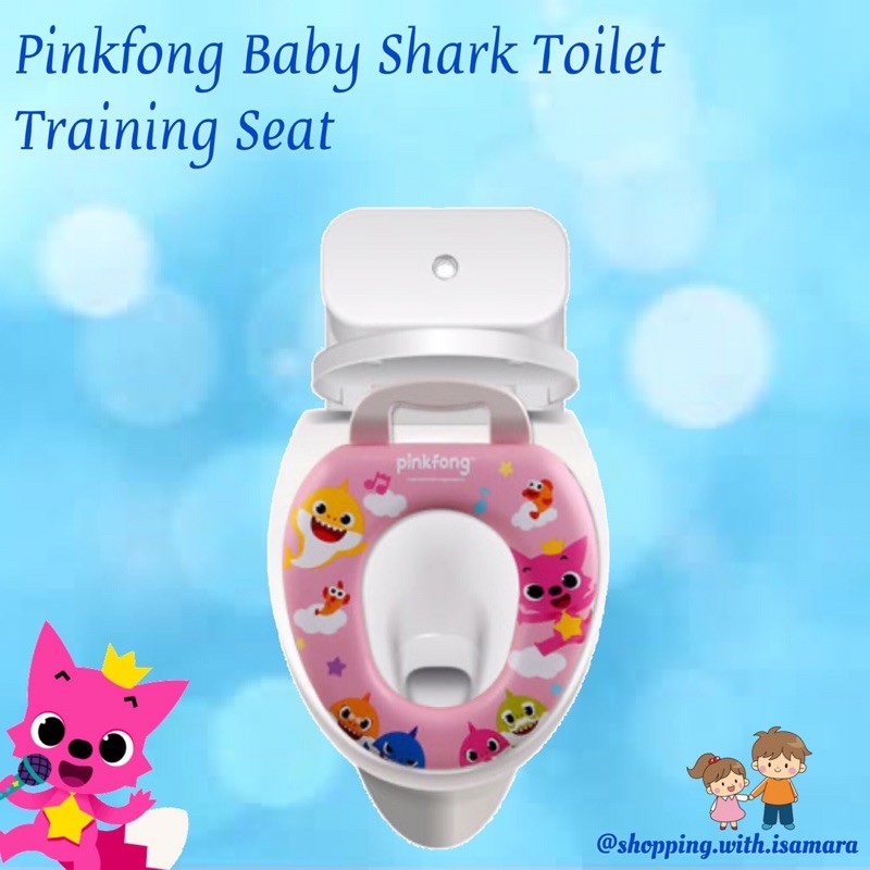 Pinkfong Baby shark toilet training seat / potty training / alas duduk WC untuk anak