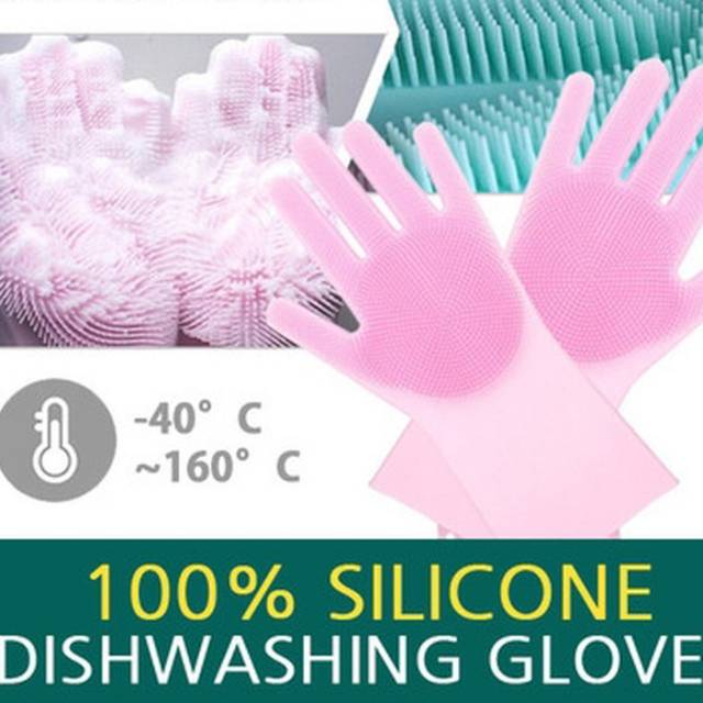 Sarung Tangan Cuci Mobil Cuci Piring AntiAir Rubber Glove KaretSilicon