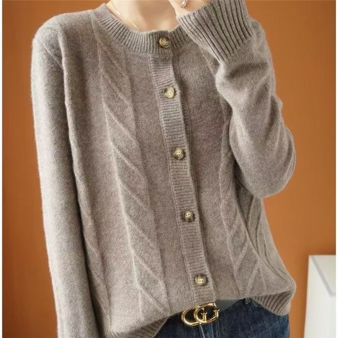 Cardigan Ji-Hyun Soft Knit Import - Cardigan Korea - Outer Rajut Wanita TM (MG0800)