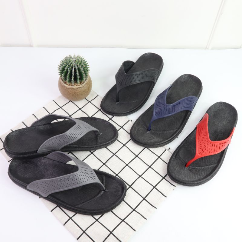 (MIGUEL) SANDAL COWO MERK BOLONI KEREN/ SANDAL KEKINIAN