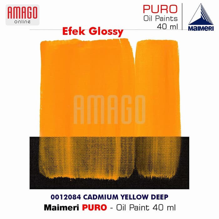 MAIMERI PURO - OIL PAINT - CADMIUM YELLOW DEEP - 40ML - M0012084