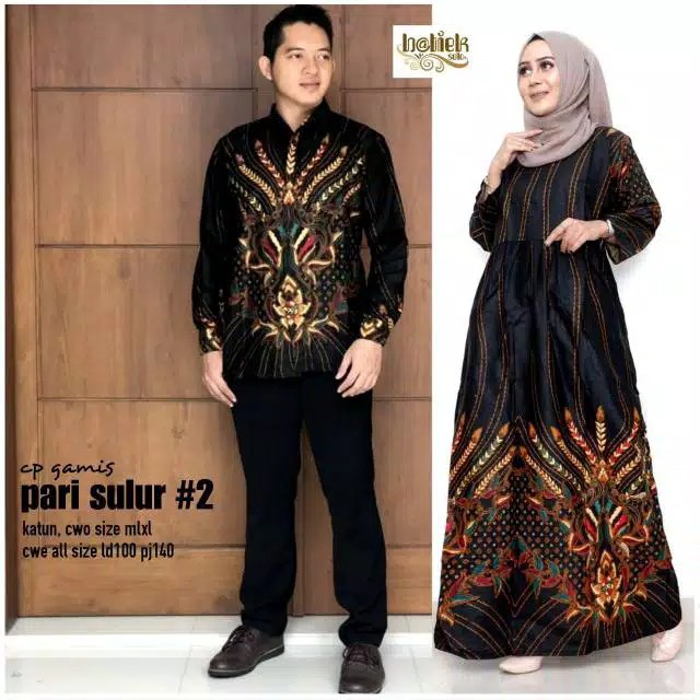 Gamis Batik Manggar,padi,sekar,cantik,kubis,kipas,daun,kupu,gendis / Gamis Couple / Gamis Syari