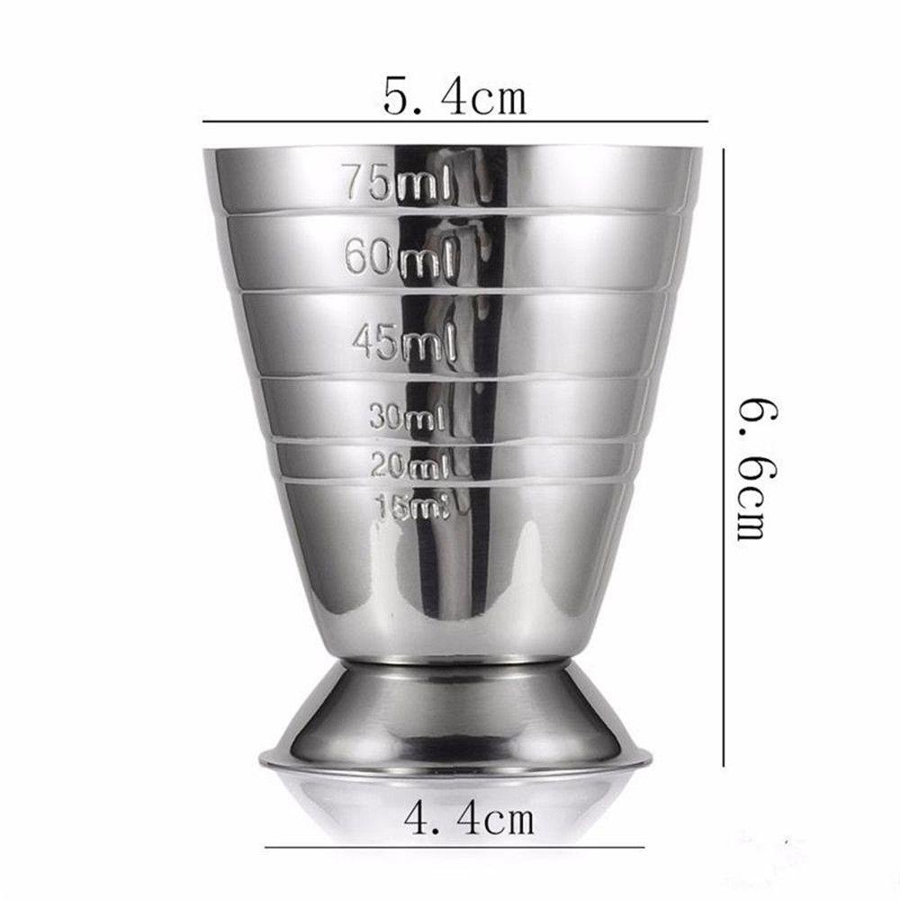 Lanfy Mug Ukur High Quality Double Measure Alat Ounce Cangkir Gelas Wine Bar Jigger