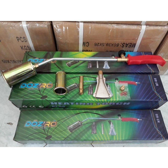 blander bakar gas LPG heating torch nozzle 4pcs bakar sampai semi las