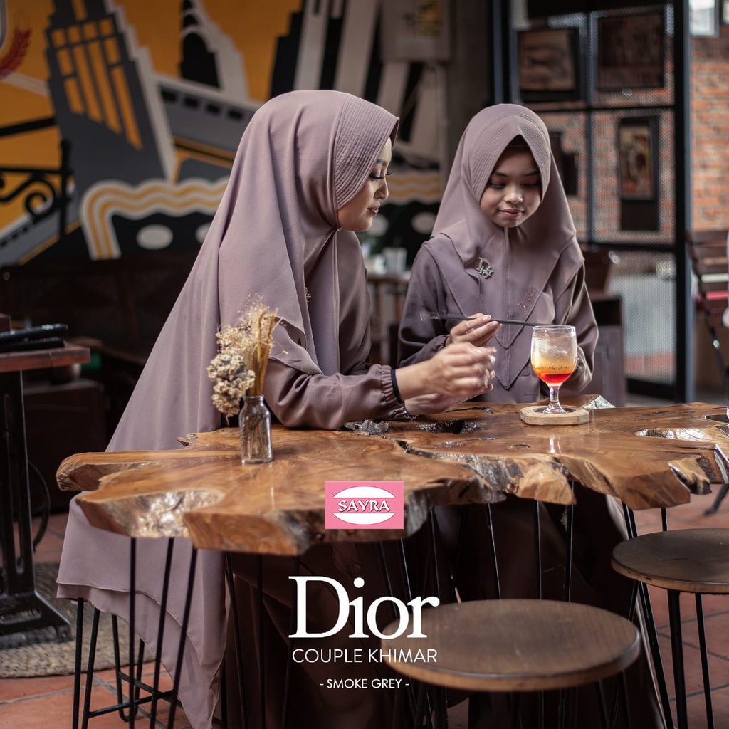 KHIMAR DIOR ORI SAYRA-MOCCA TANAH