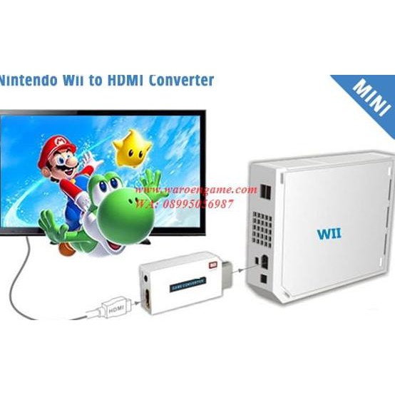 Nintendo Wii Hdmi Adapter Converter Shopee Indonesia