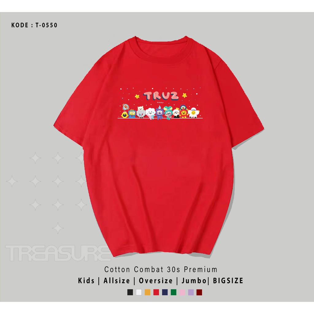 KAOS / T-SHIRT TRUZ SIT TOGETHER T-550 / BAHAN KATUN 30S BEST SELLER