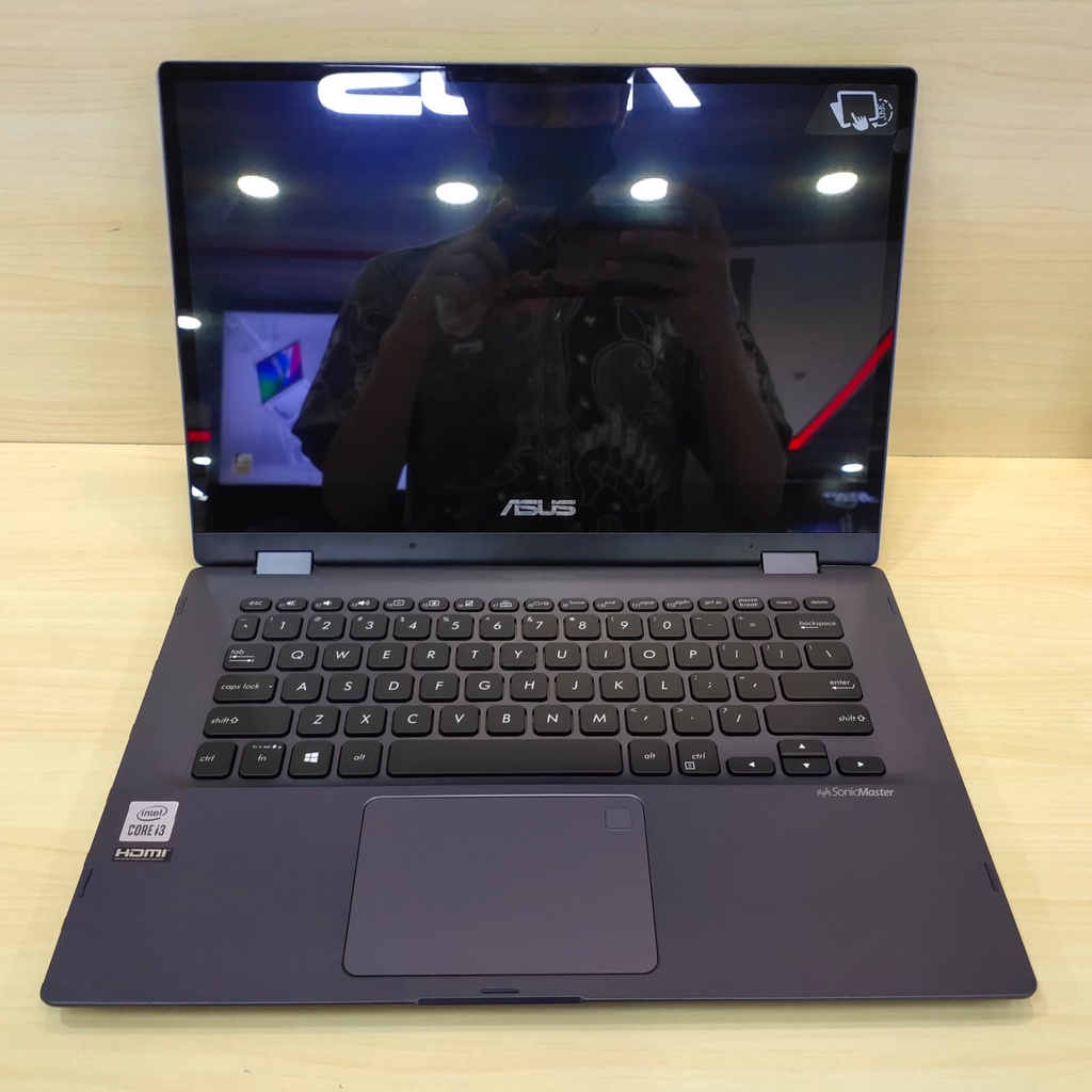 LAPTOP ASUS VIVOBOOK FLIP TP412FA RAM 4GB 8GB 12GB SSD 128GB 256GB FHD THOUCHSCREEN BACKLIT WINDOWS 10 GREY-2