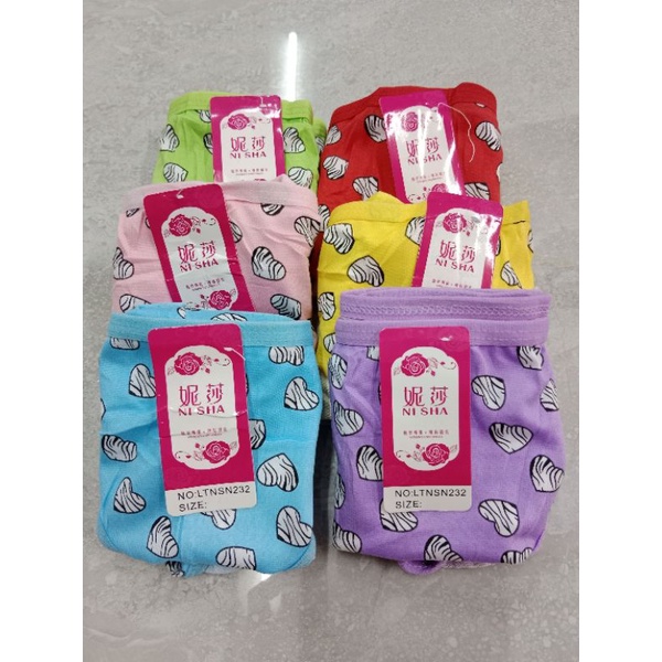 CELANA DALAM LOVE PAKAIAN DALAM WANITA ALL SIZE FIT TO BB 60KG  (CD import)