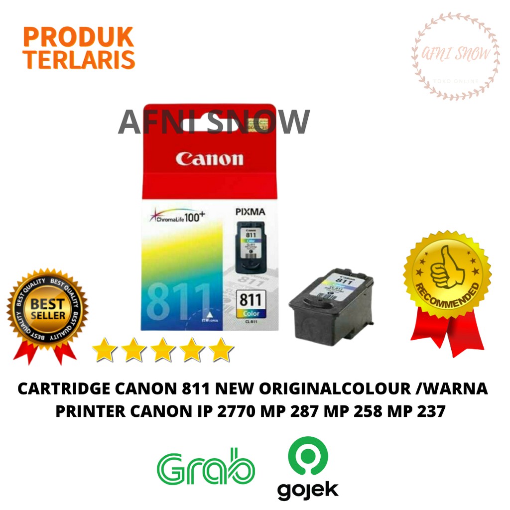 Canon CL811 CL-811 Original Cartridge Tinta iP2770 MP287 MX426 MX366