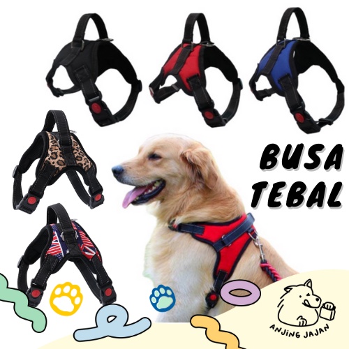 [PROMO] Rompi Hewan Anjing besar / Kucing | Dog vest | Pet Harness Anjing Besar / Kucing Breathable Anti Panas