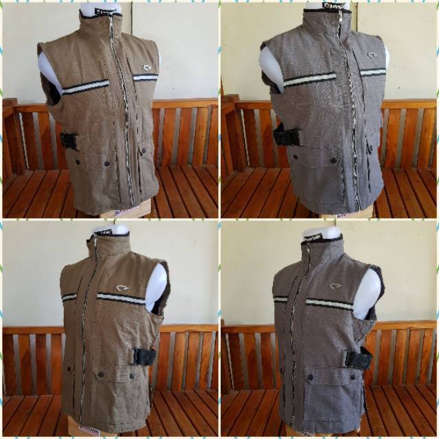 Rompi vest contin reign canvas motor bikers riding touring adventure
