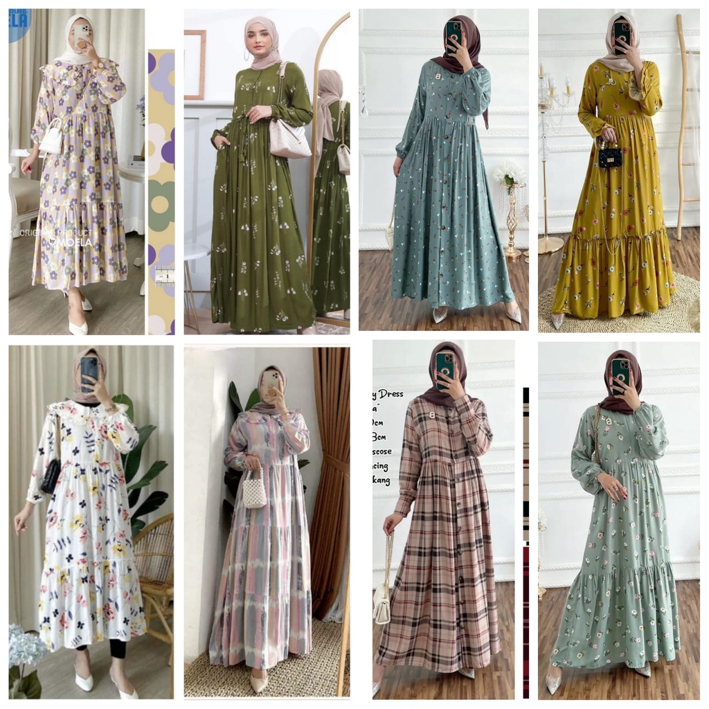 BISA COD GAMIS RAYON WANITA TERBARU / HOMEDRESS WANITA RAYON