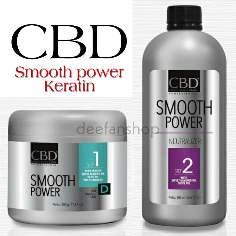 [1 SET ] CBD Smothing Step 1&amp;2 / Smoothing Keratin (ORIGINAL)