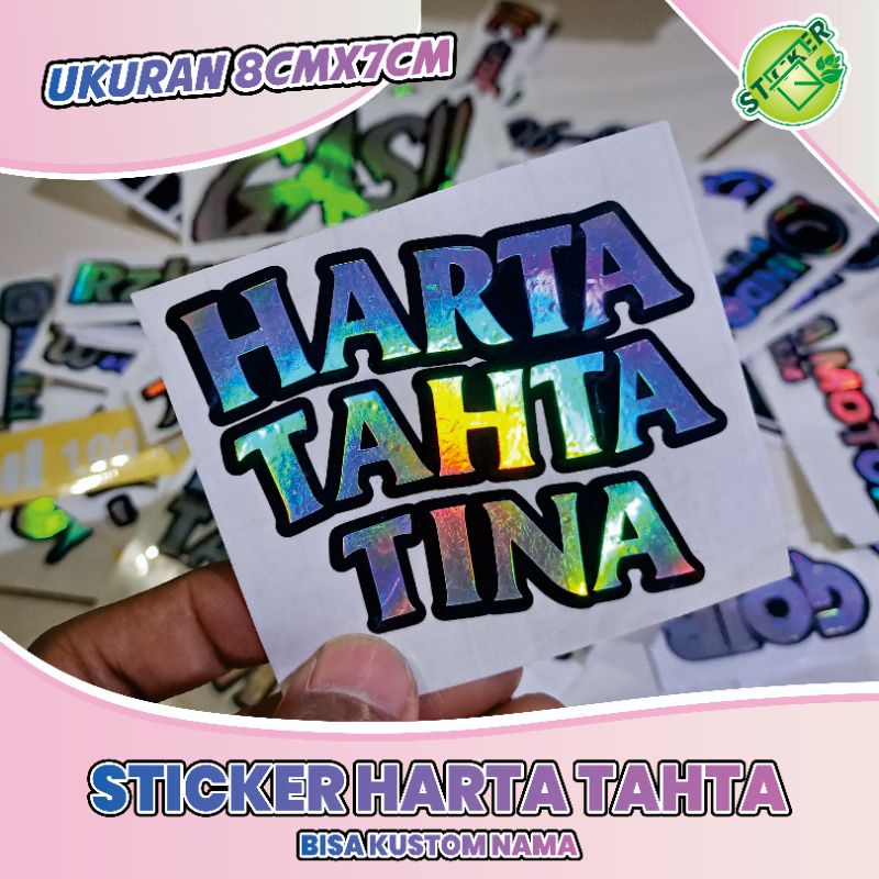 

STIKER HARTA TAHTA CUSTOM - HARTA TAHTA HOLOGRAM CUSTOM