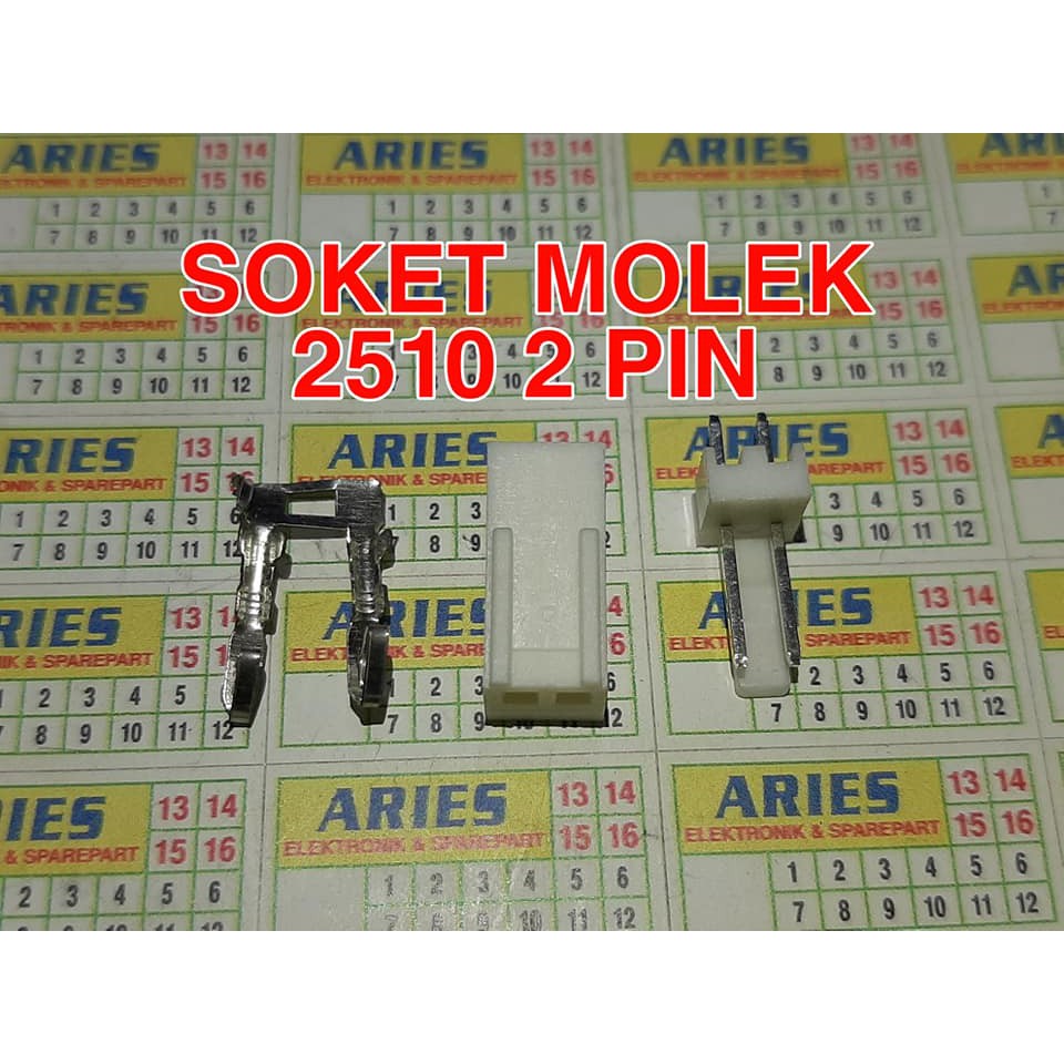 SOKET MOLEK 2510 2 PIN SOKET KABEL