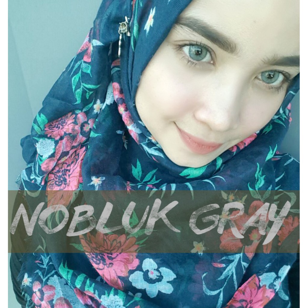 Sepasang Nobluk 14.5mm Gray Brown Blue Green Normal Minus Softlens Dreamcolor Kemasan Botol