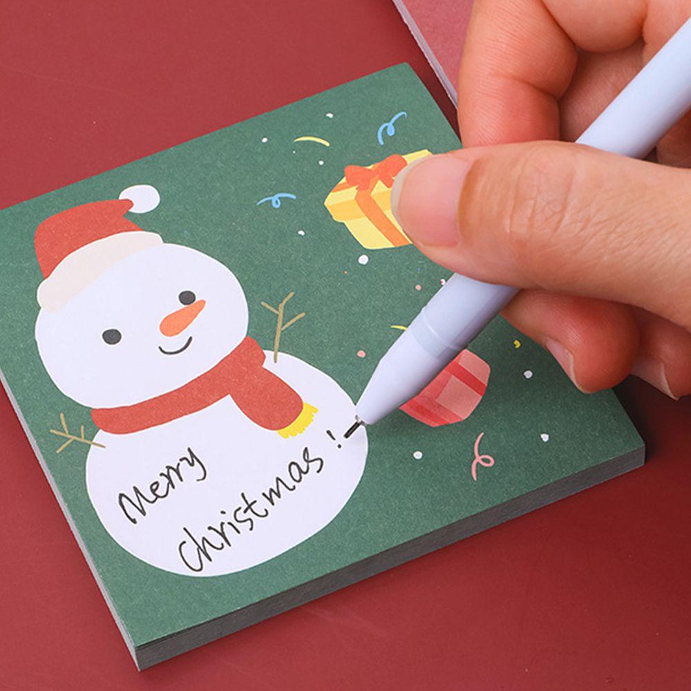 R- Sticky Notes / Memo Motif Kartun Bunga Natal