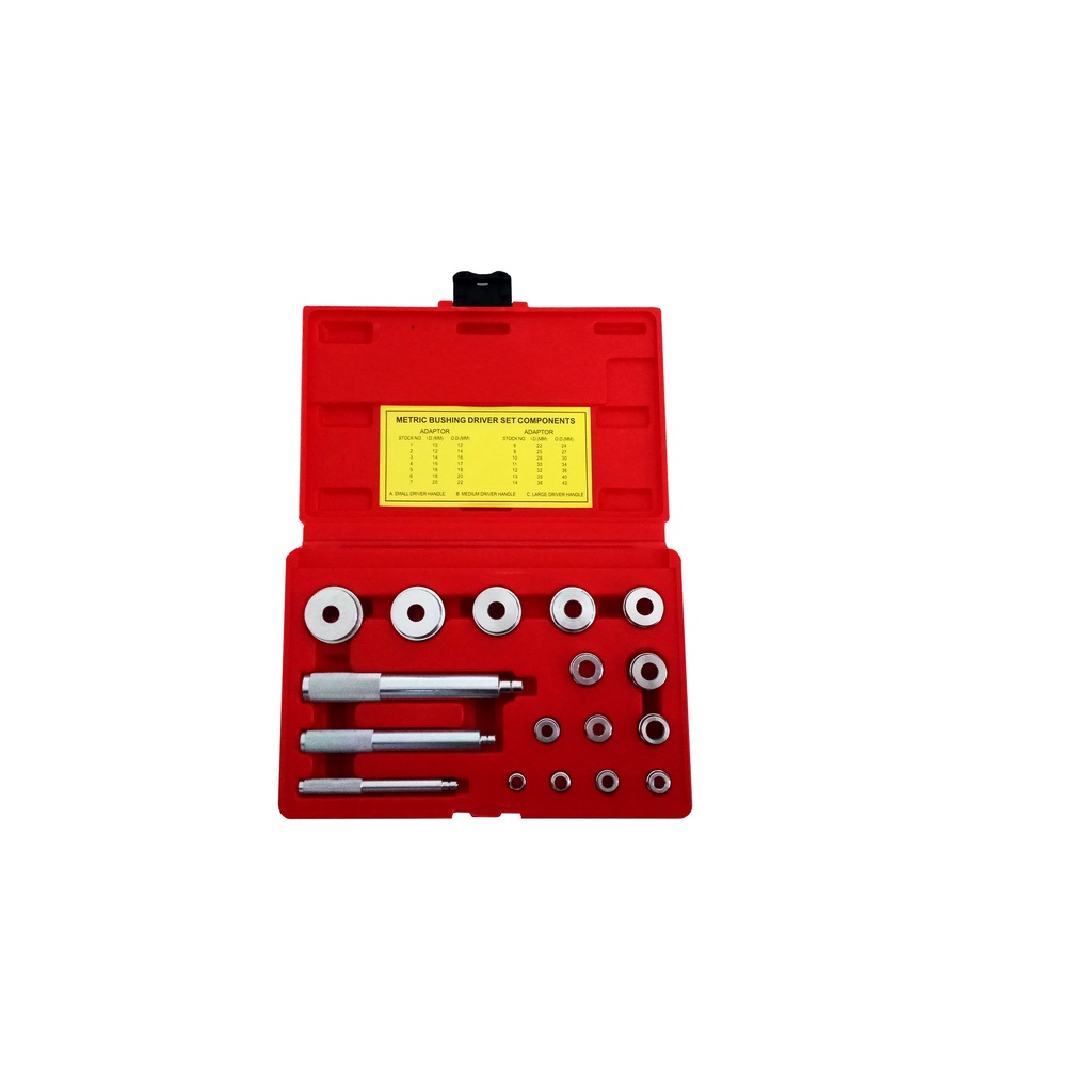 GRIP-ON 60-147 17 PCS METRIC BUSHING DRIVER SET ALAT PASANG BUSHING & SEAL SET