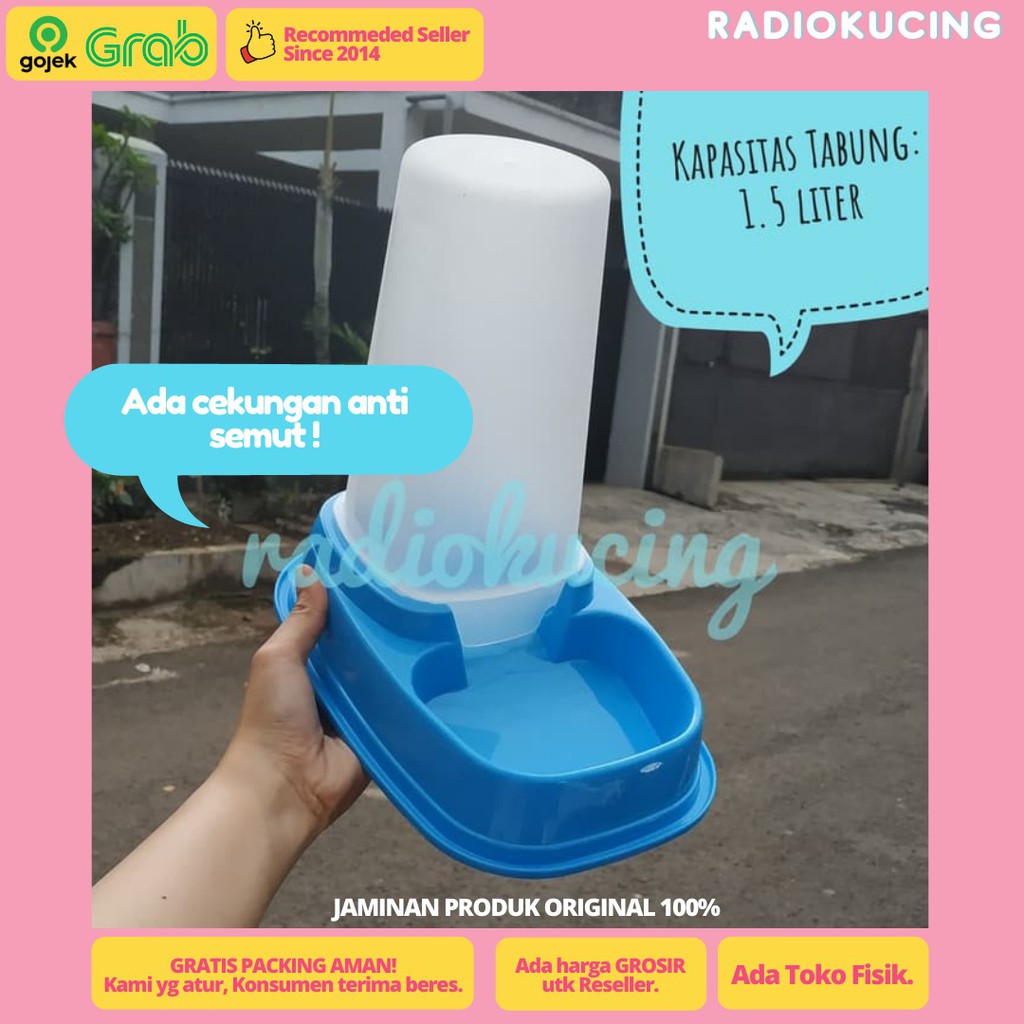 Pet Bowl Dispenser Tabung 1 5 lt Anti Semut Tempat  