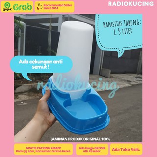 Pet Bowl Dispenser Tabung 1,5 lt Anti Semut - Tempat