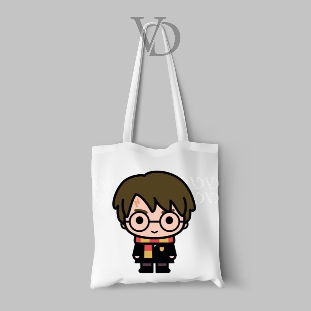 tote bag kanvas motif harry potter