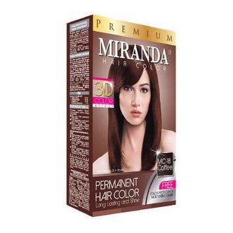 MIRANDA MC-18 COFFEE hair color pewarna cat rambut natural