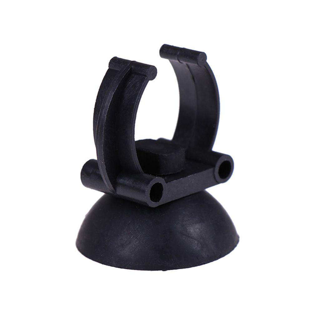 REBUY Rebuy Suction Cups 5Pcs Hitam Tabung Oksigen Holder Fish Tank Aquarium Lampu LED Pemanas Sedot Klip