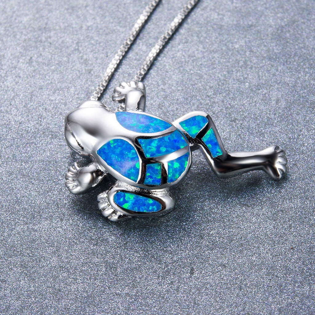 Hu Hu Hu Hu Hu Alat Bantu Pasang Kacamata♡ Kalung Wanita Dengan Liontin Bentuk Katak Tahan Lama Untuk Pesta