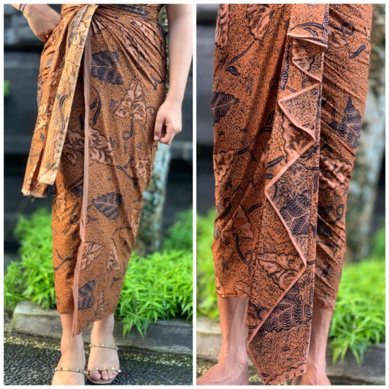 KAMBEN batik lembaran warna coklat