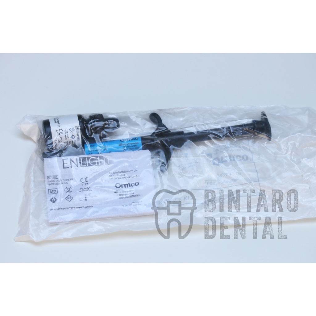 1 Set Lem Behel Merk Ormco. Pasta Enlight + Bonding Ortho Solo